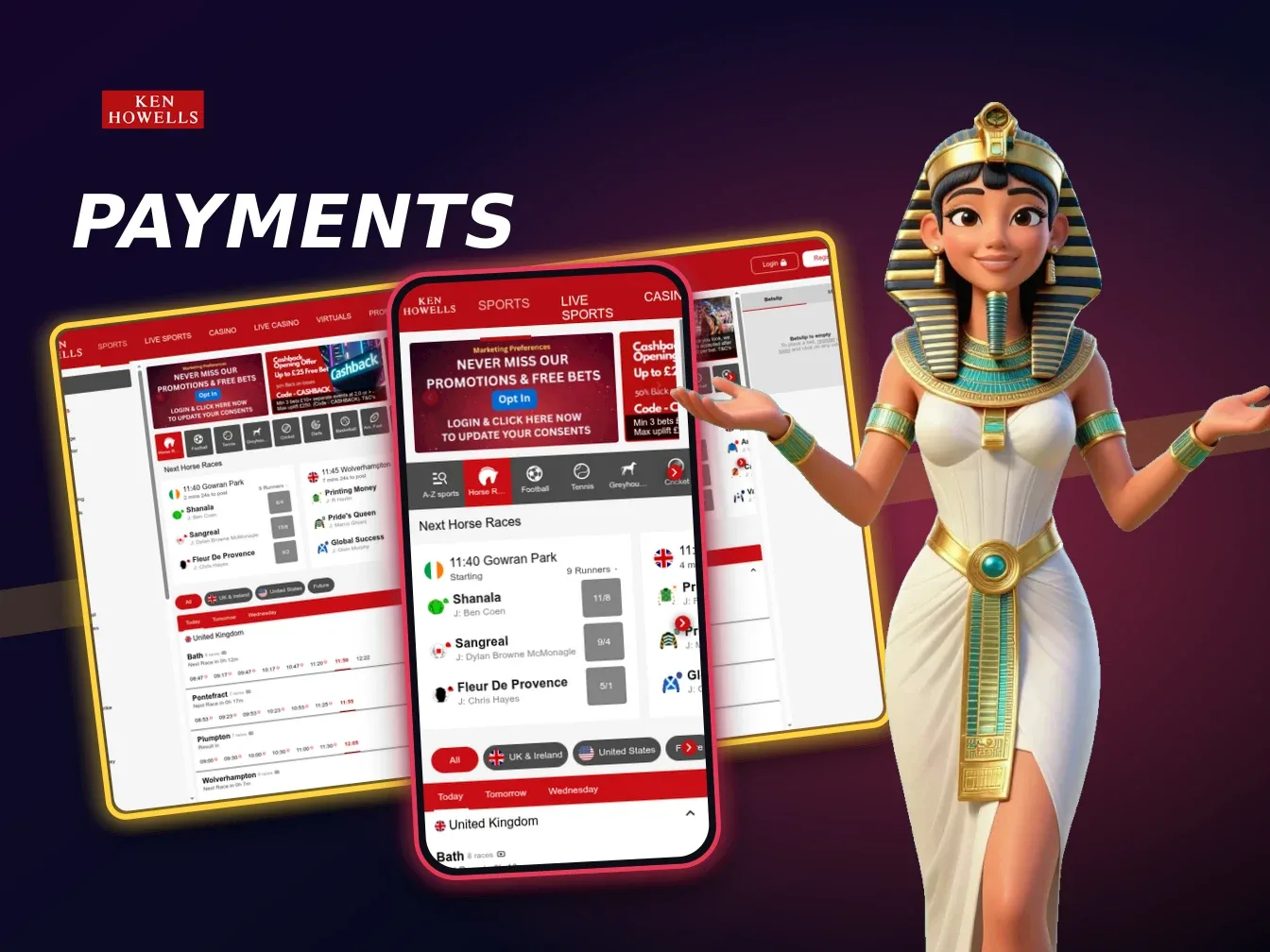 Secure payment options for deposits and withdrawals