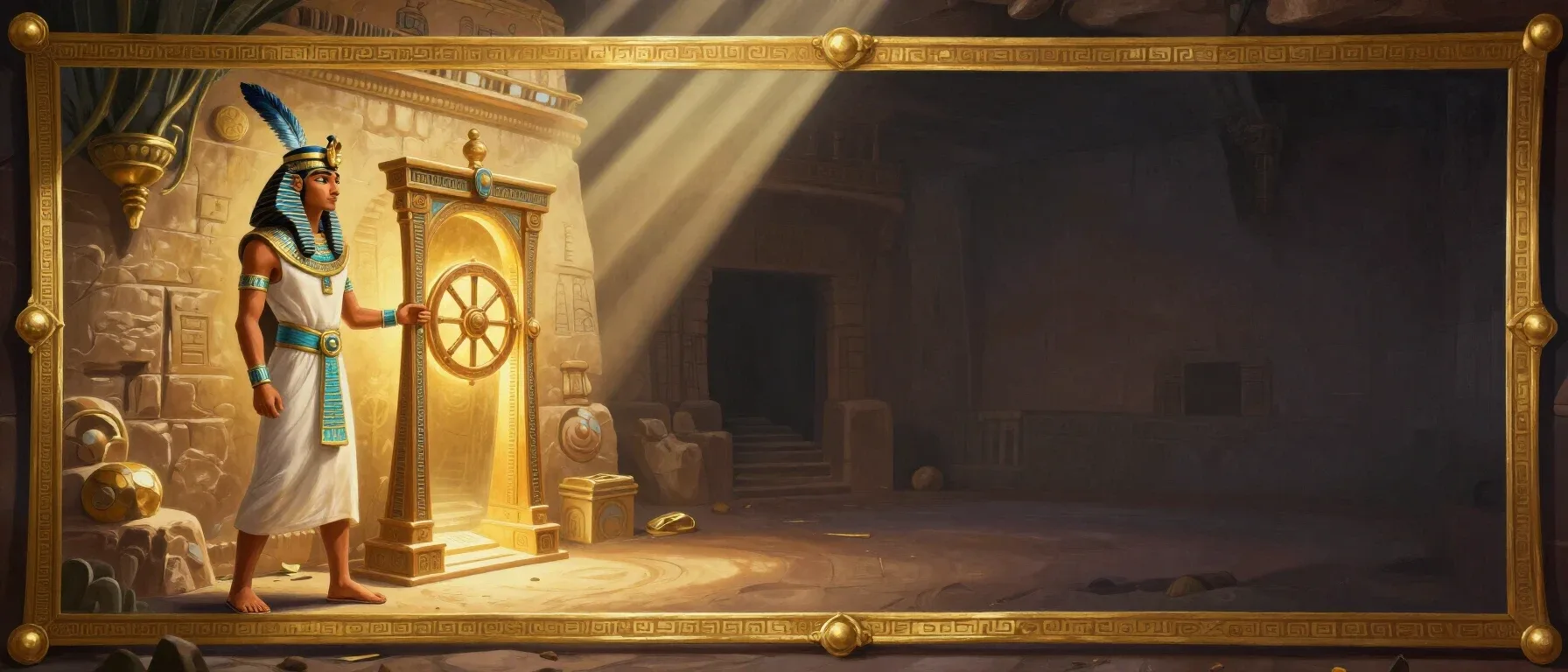 Ken Howells Casino registration path with a glowing key and open gateway